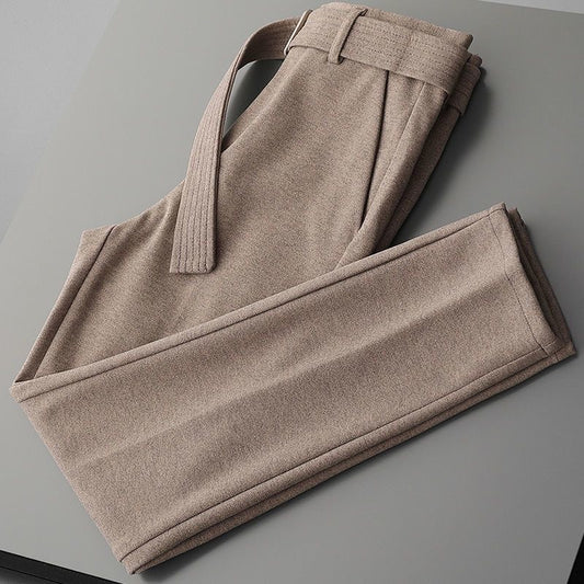 Thickened Woolen Casual Trousers