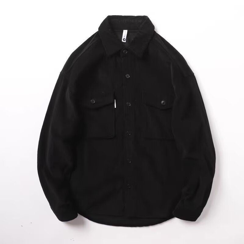 Corduroy Long-Sleeve Versatile Shirt