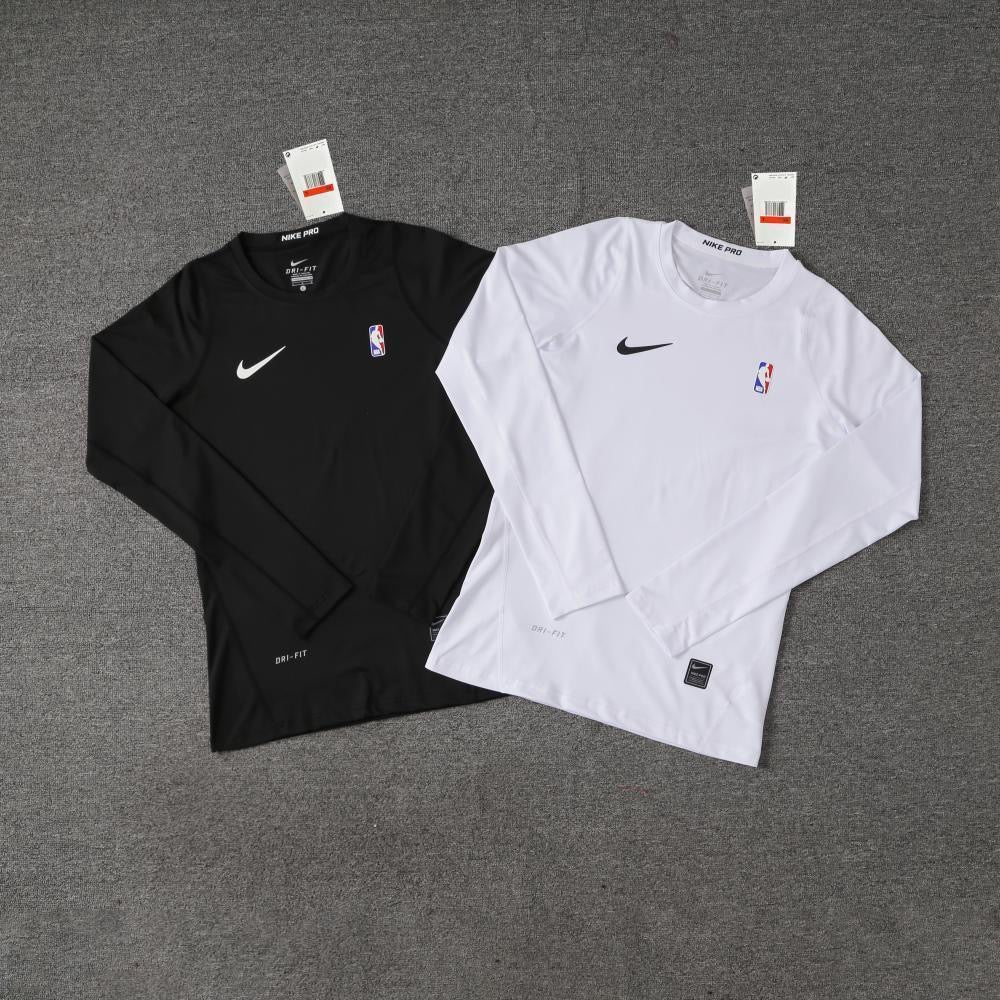 Authentic Fitted Bodysuit Nike NBA Practice, Running, Training, Track and Field, Breathable Long-Sleeved Undershirt