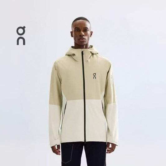On 2025 Hooded Block Windproof Jacket