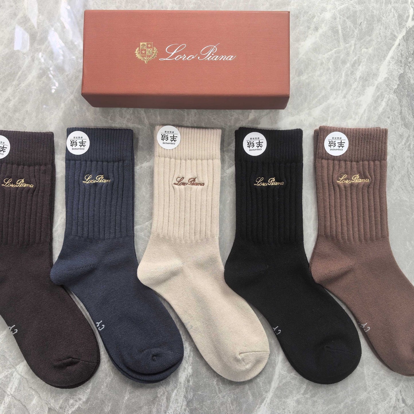 High-End Men's and Women's Socks Casual Cashmere