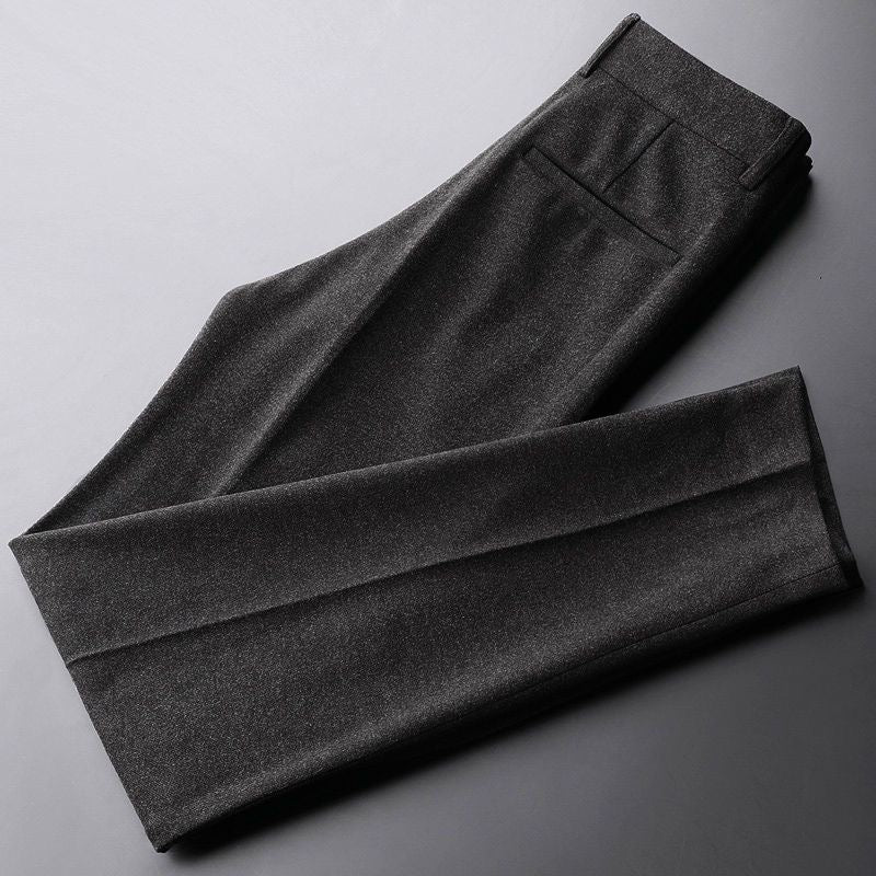 Thickened Woolen Casual Trousers