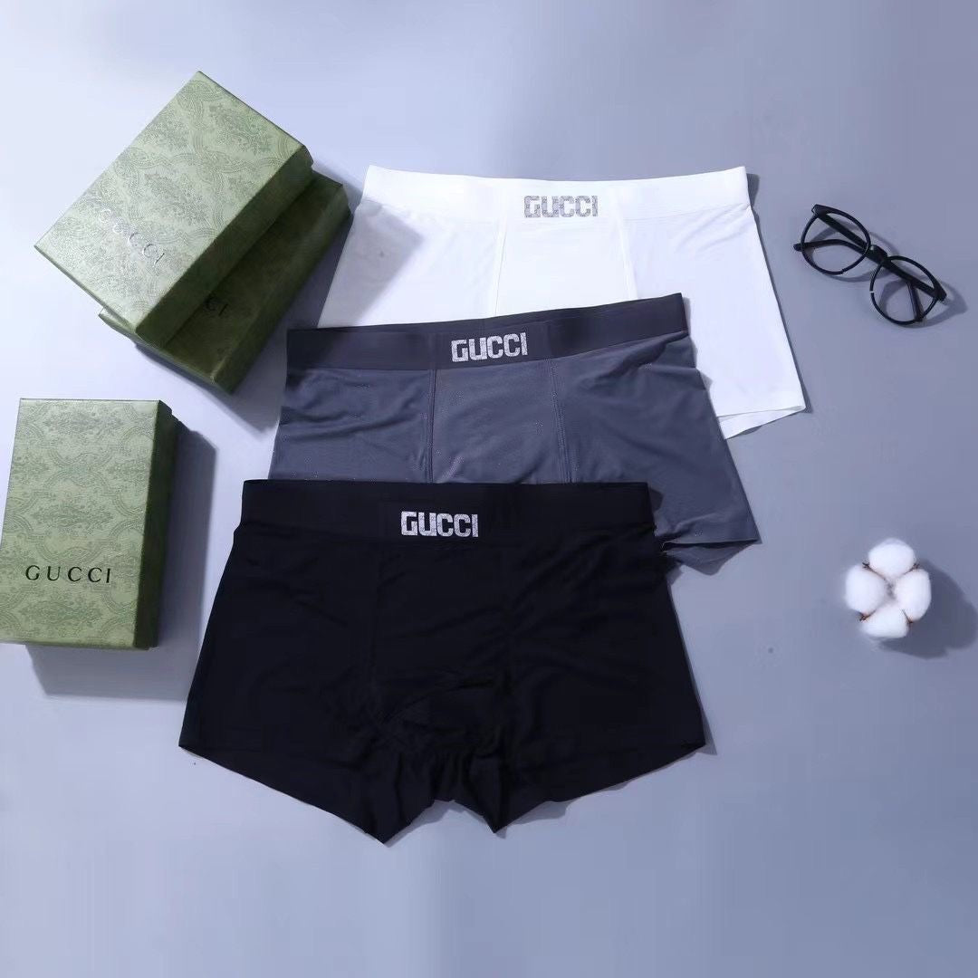 GUCCI Cotton Wicking Boxer Brief 3-Pack