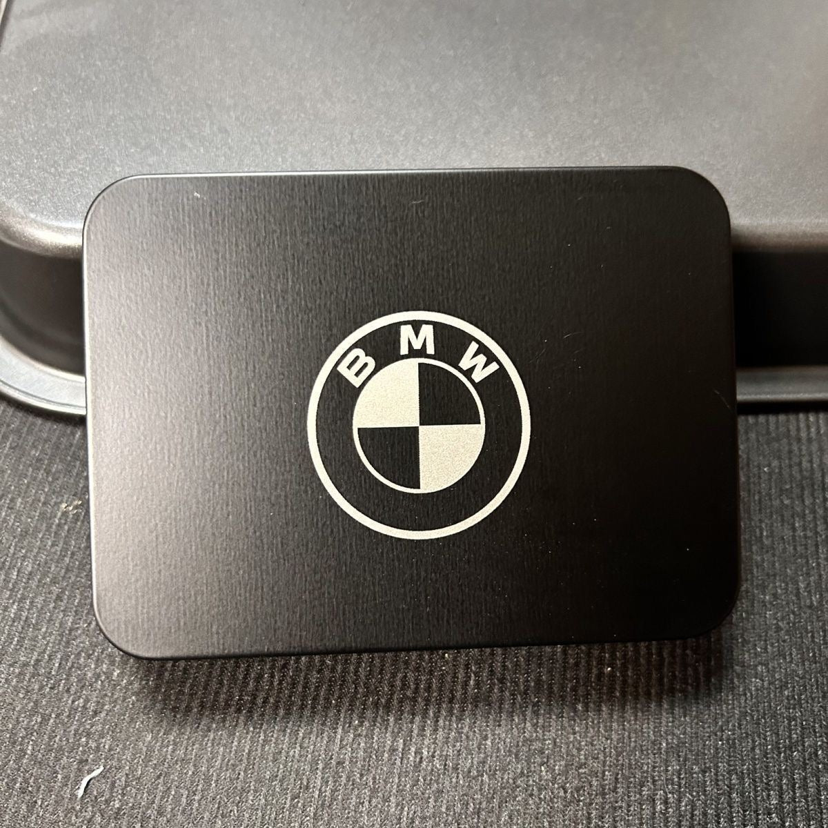 🇩🇪 BMW, Mercedes-Benz, Audi Black Matte Nail Set with Nail Clippers (4-piece set)