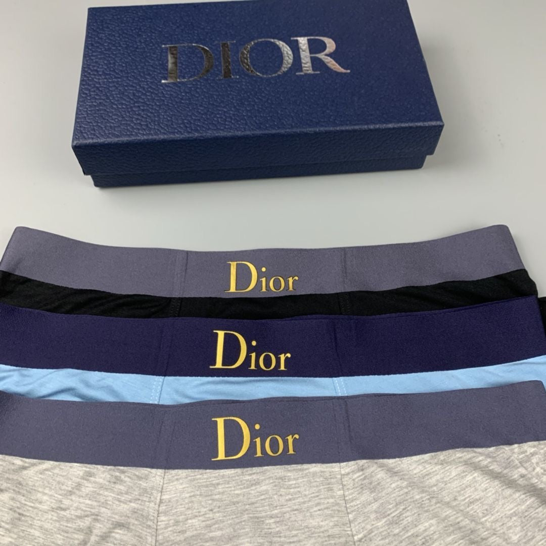 Dior Cotton Wicking Boxer Brief 3-Pack