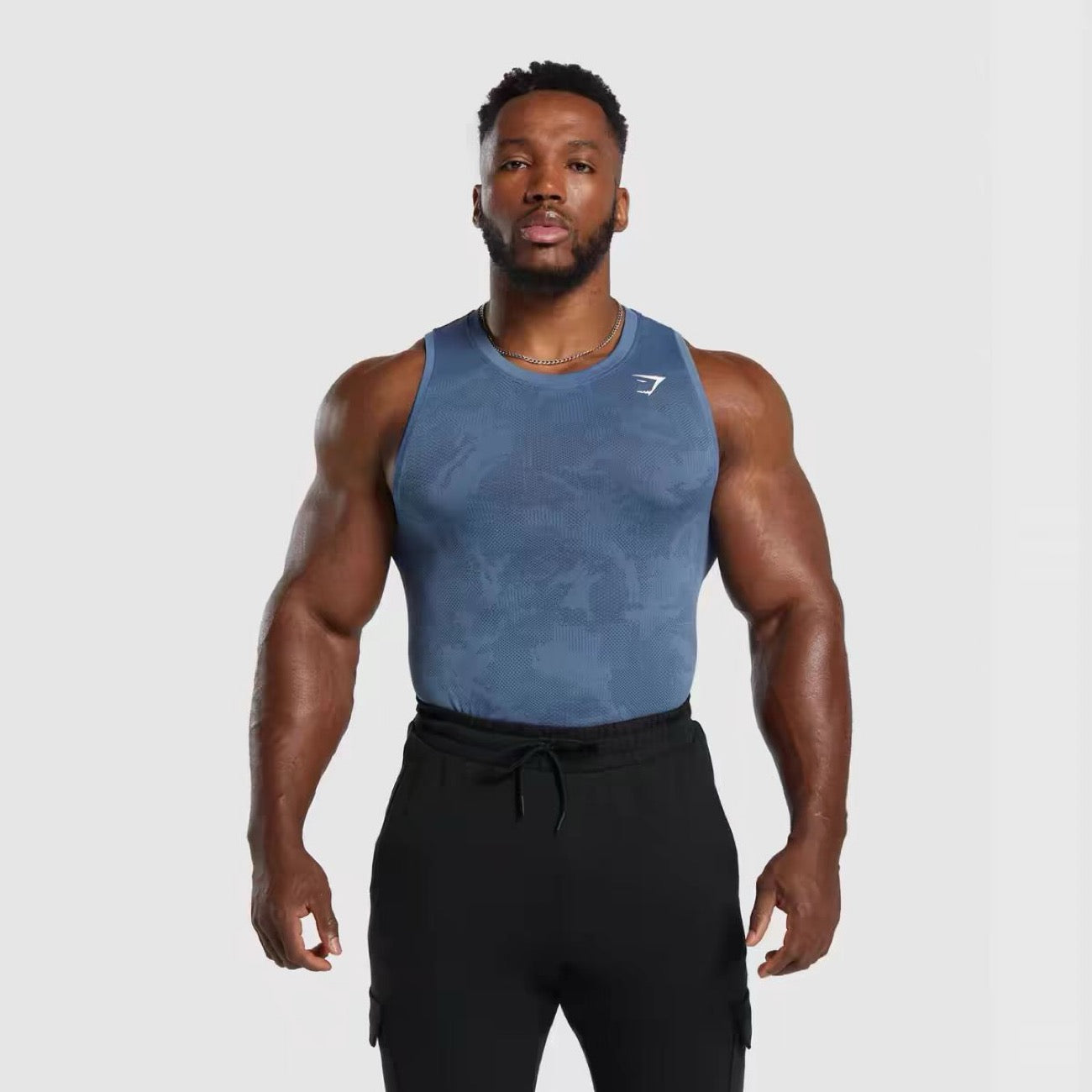 2025 GymShark Lightweight Camouflage Sleeveless Shirt