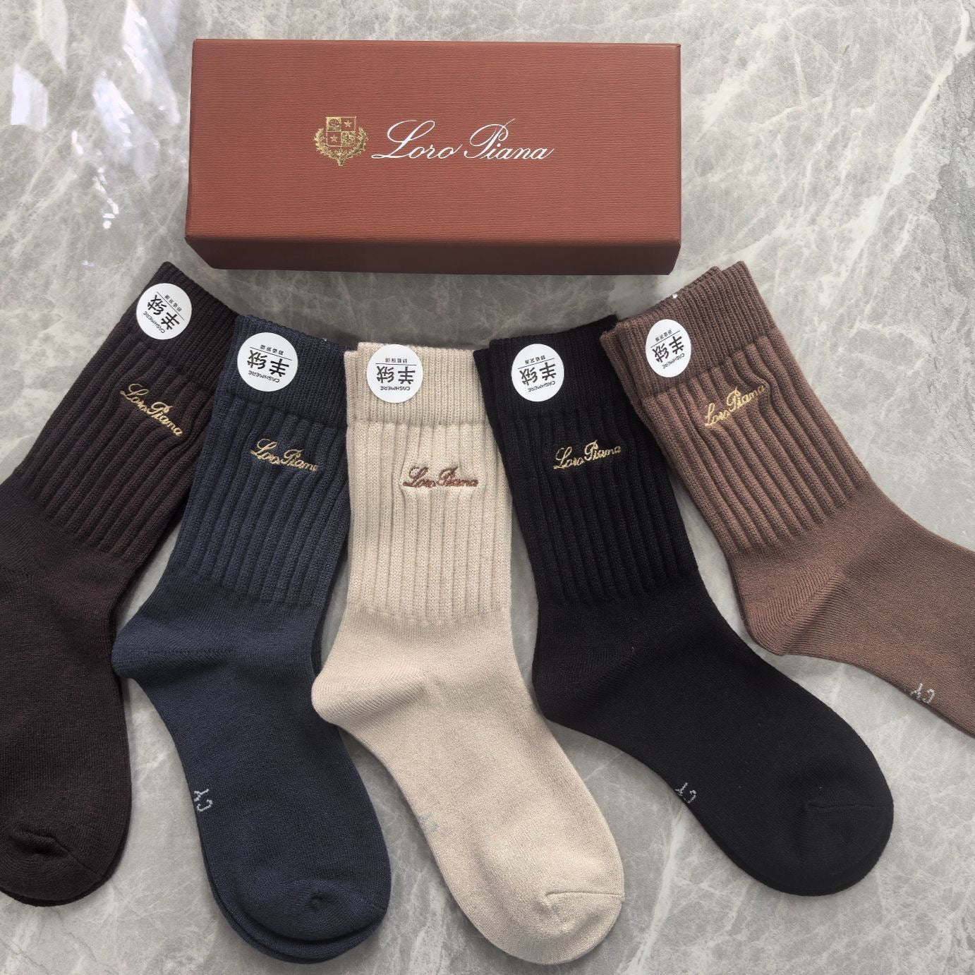 High-End Men's and Women's Socks Casual Cashmere