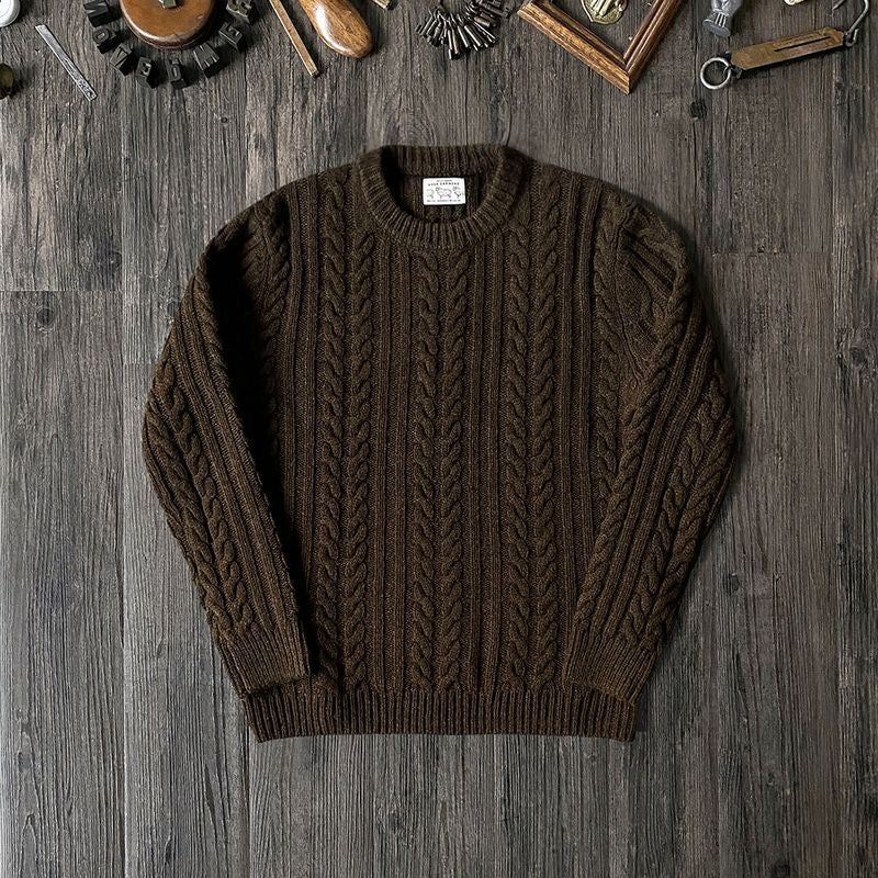 Maillard Classic Brown Irish Stripe pullover sweater