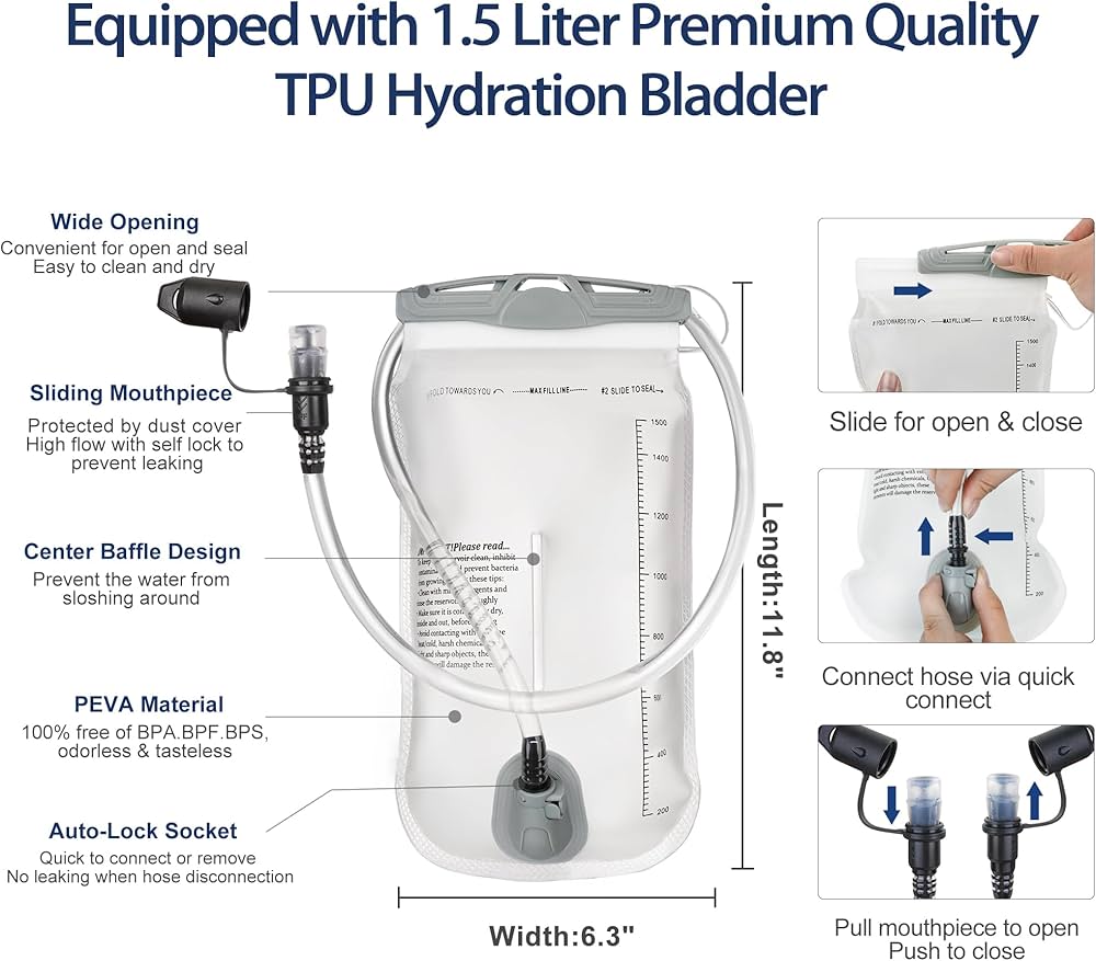 5L unisex hydration vest backpack