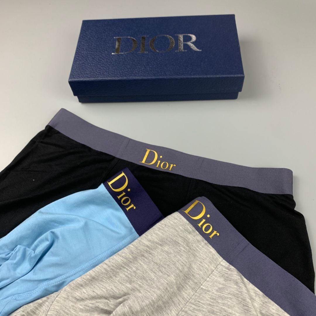 Dior Cotton Wicking Boxer Brief 3-Pack