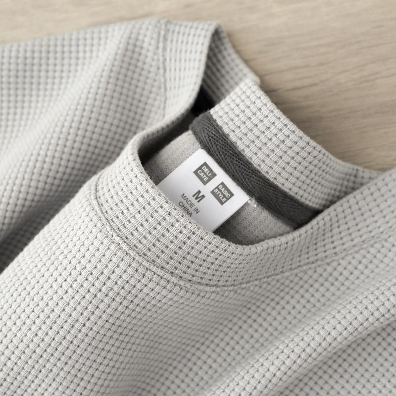 Japanese Retro Heavyweight Wffle Knit T-Shirts