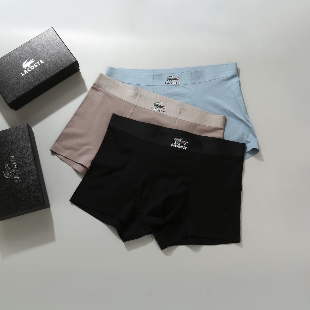 Lacoste Wicking Boxer Brief 3-Pack