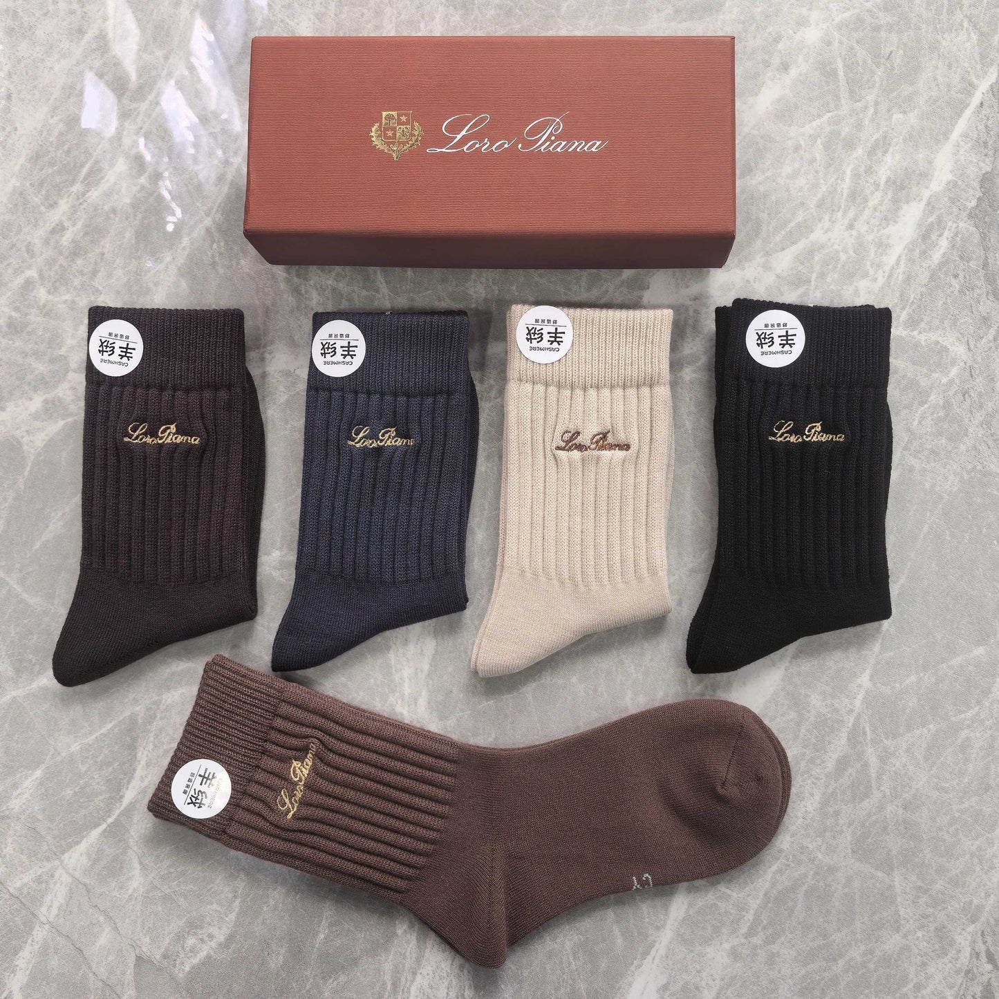 High-End Men's and Women's Socks Casual Cashmere