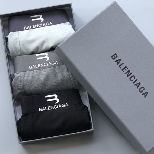 BALENCIAGA Luxury 3 Pack Boxer briefs