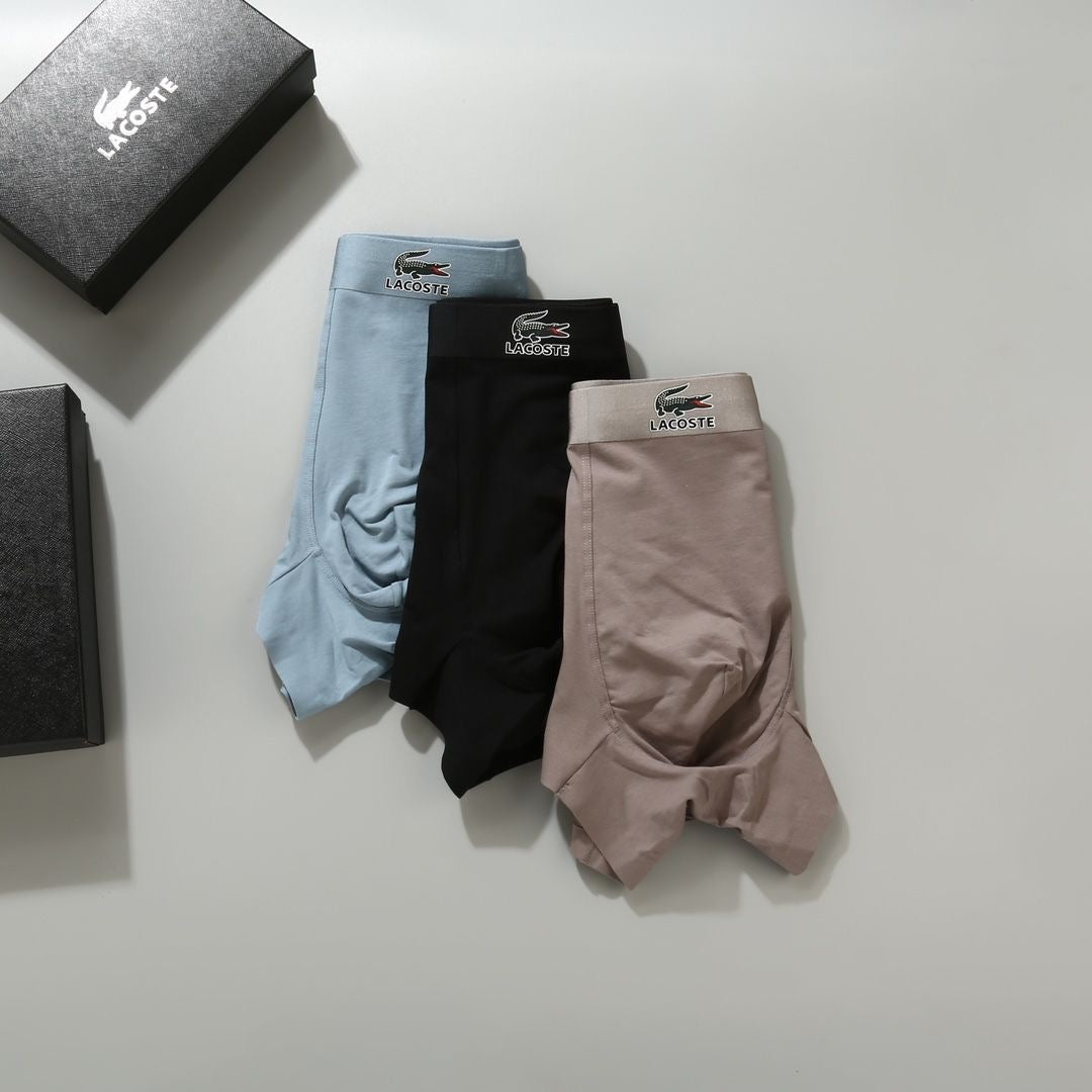 Lacoste Wicking Boxer Brief 3-Pack