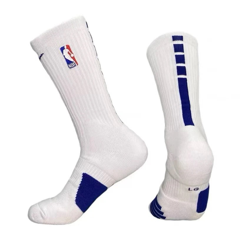 NBA mid-calf and high-calf basketball socks with thick terry cloth soles