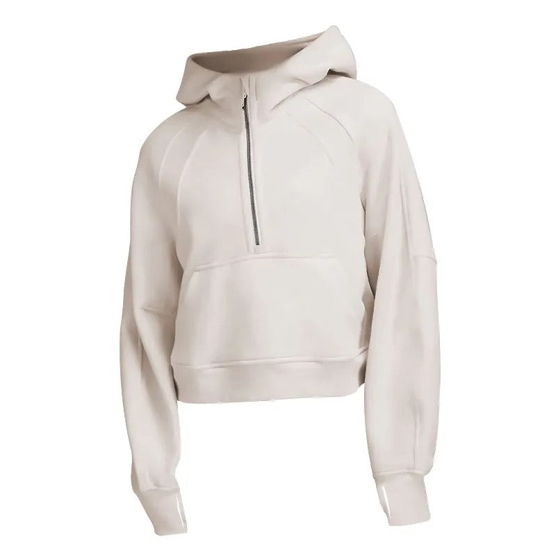 Scuba Oversized Half-Zip Hoodie