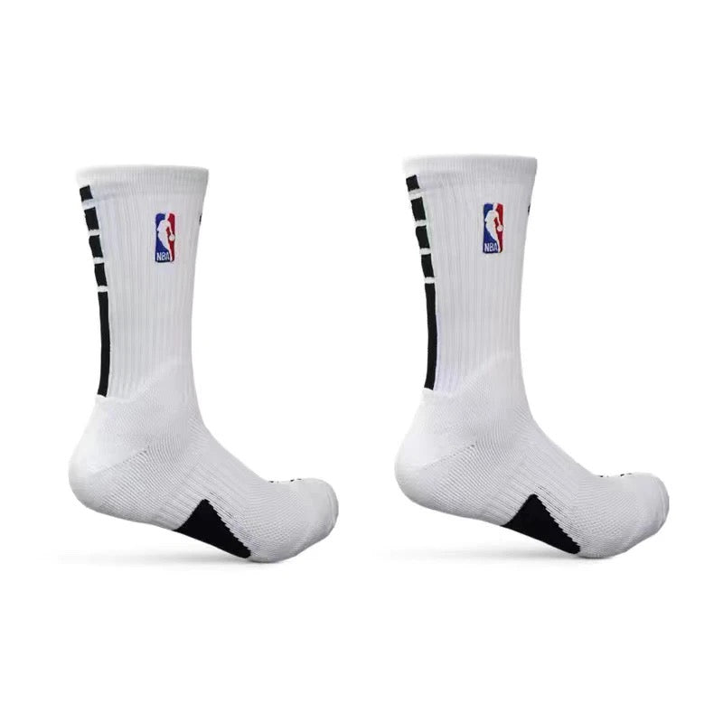 NBA mid-calf and high-calf basketball socks with thick terry cloth soles