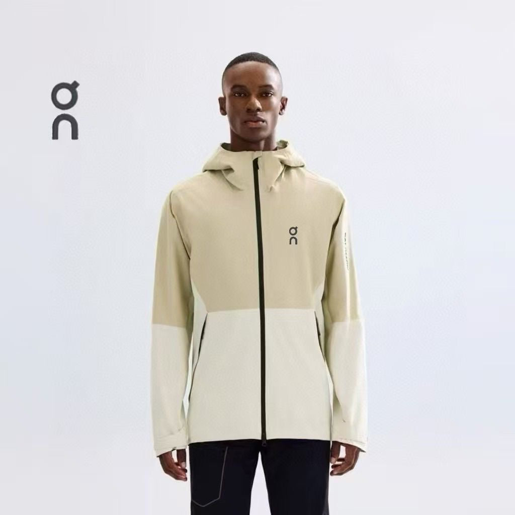 On 2025 Hooded Block Windproof Jacket