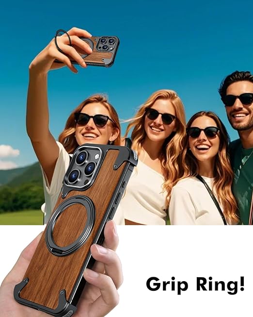 OATSBASF Magnetic Wood Case