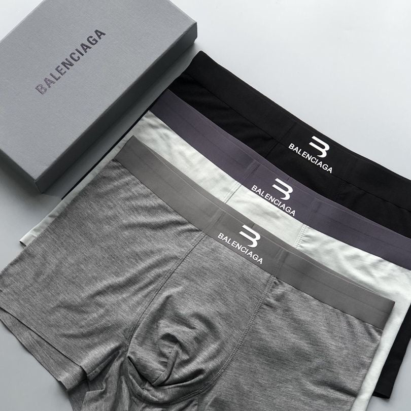 BALENCIAGA Luxury 3 Pack Boxer briefs
