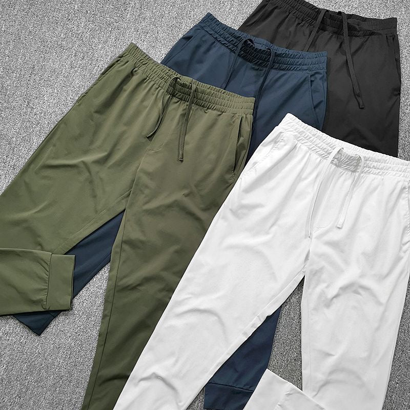 Japanese Cropped Breathable Slim Fit Casual Pants