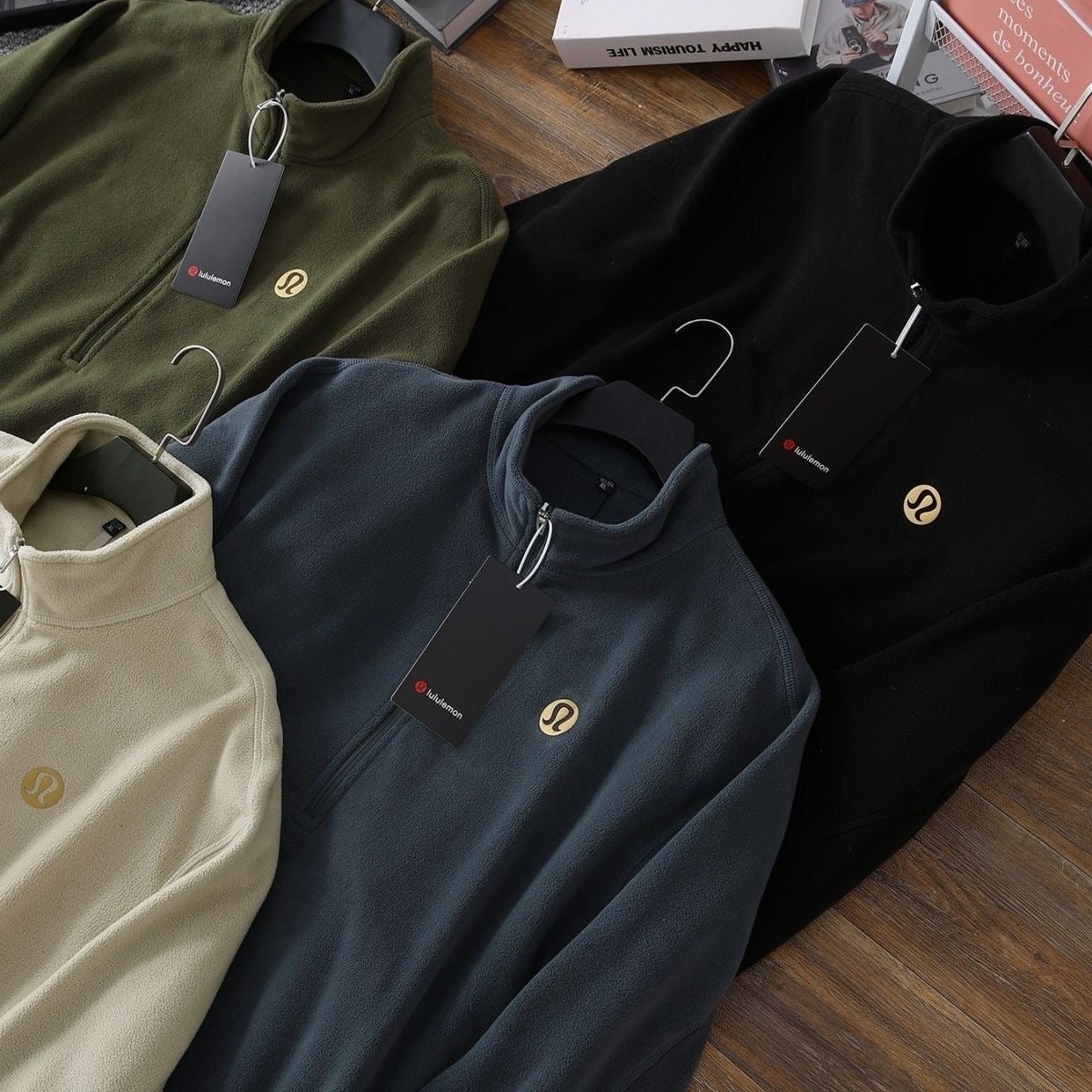 Lululemon Fleece-Lined Half Zip Sweatshirt