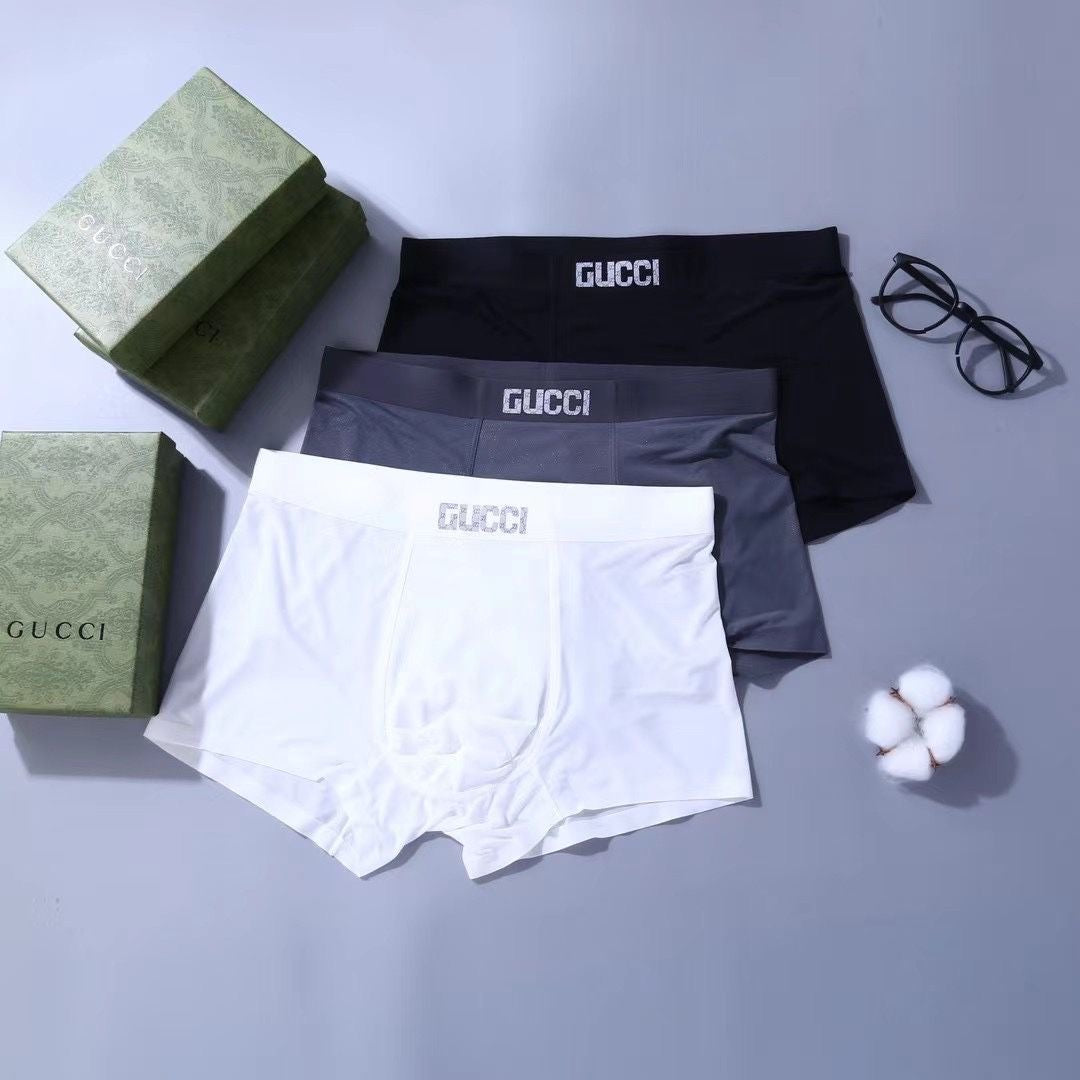 GUCCI Cotton Wicking Boxer Brief 3-Pack