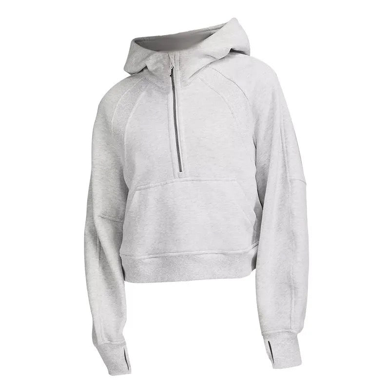 Scuba Oversized Half-Zip Hoodie
