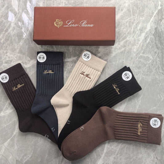 High-End Men's and Women's Socks Casual Cashmere