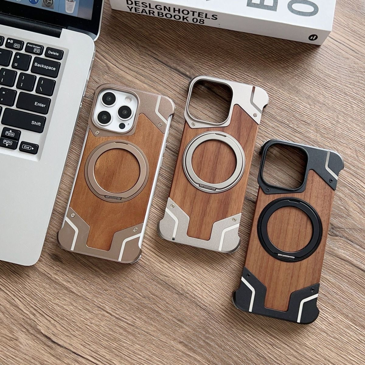 iPhone 13/14/1516 wooden magnetic charging.