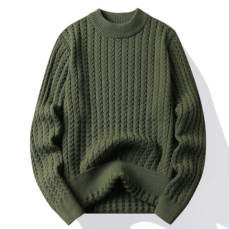 Turtleneck refined thick sweater