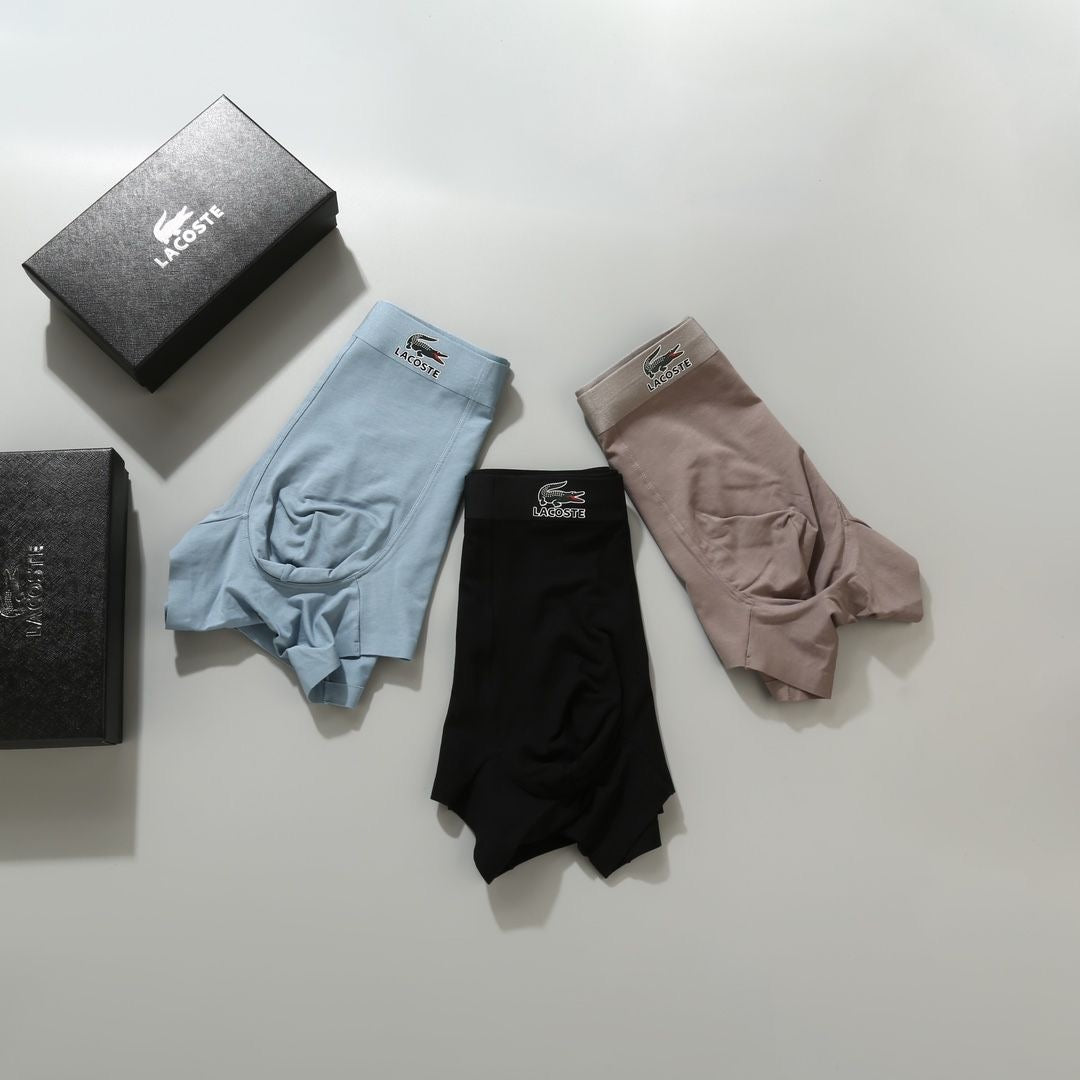 Lacoste Wicking Boxer Brief 3-Pack