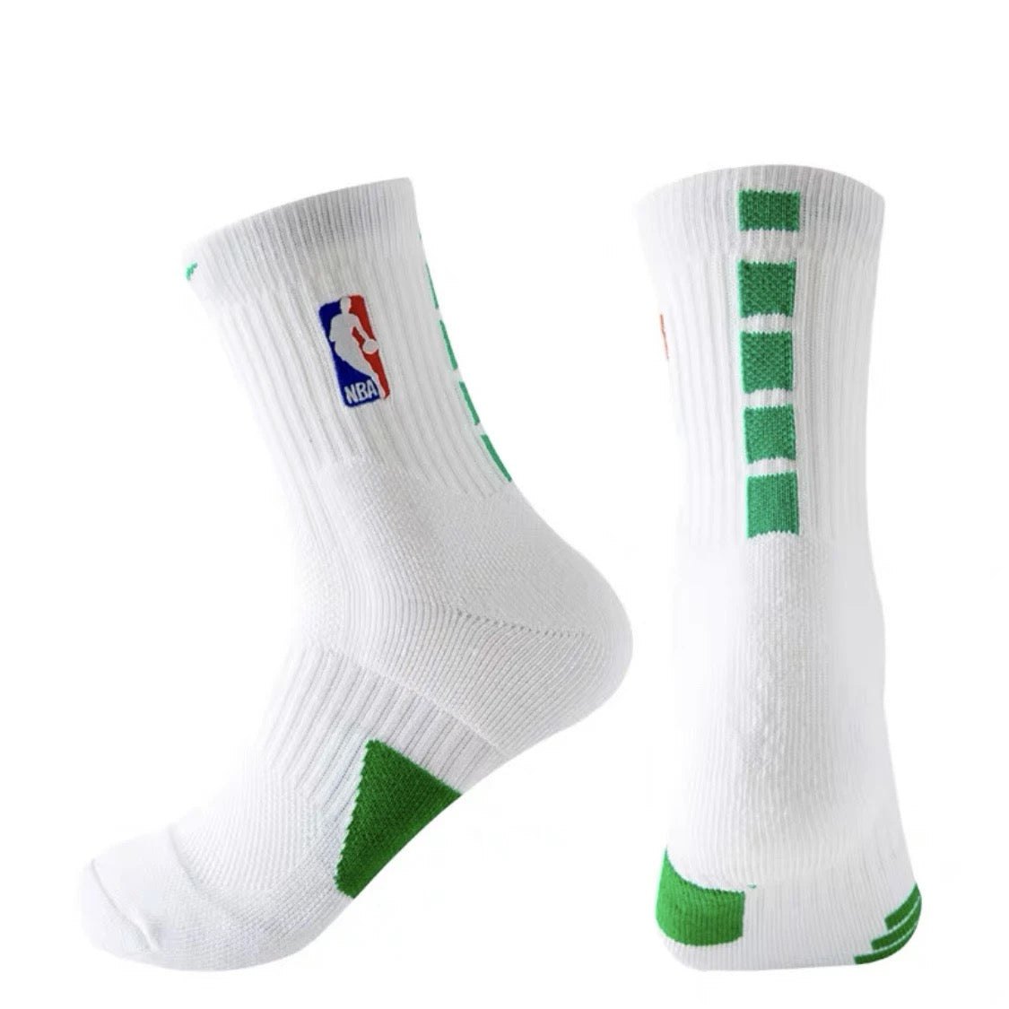 NBA mid-calf and high-calf basketball socks with thick terry cloth soles