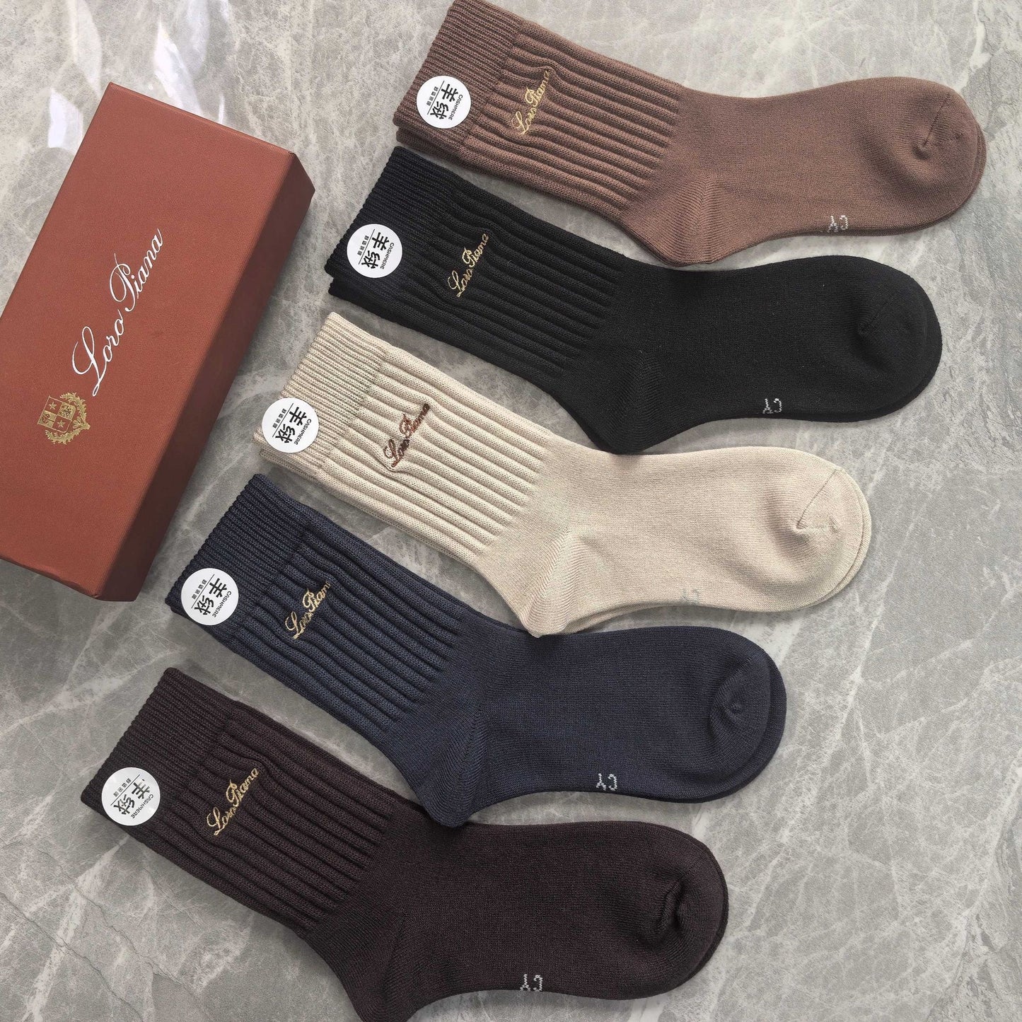 High-End Men's and Women's Socks Casual Cashmere