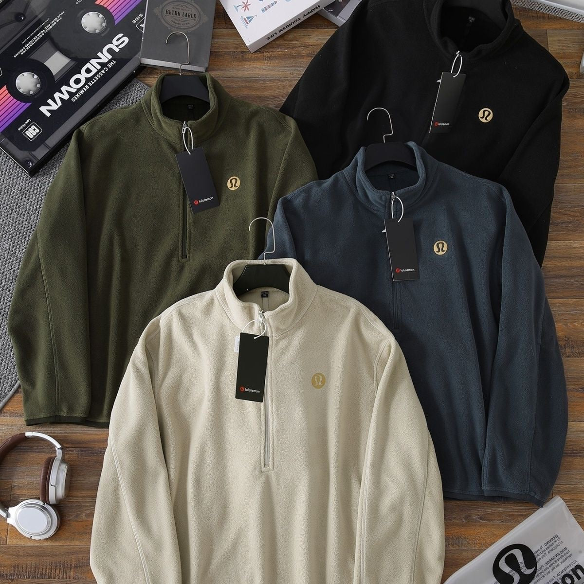Lululemon Fleece-Lined Half Zip Sweatshirt