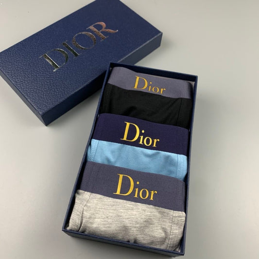 Dior Cotton Wicking Boxer Brief 3-Pack