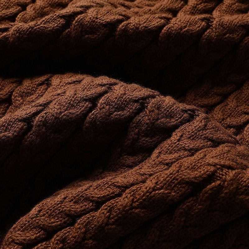 Turtleneck refined thick sweater