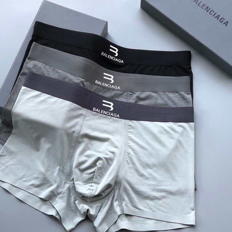 BALENCIAGA Luxury 3 Pack Boxer briefs