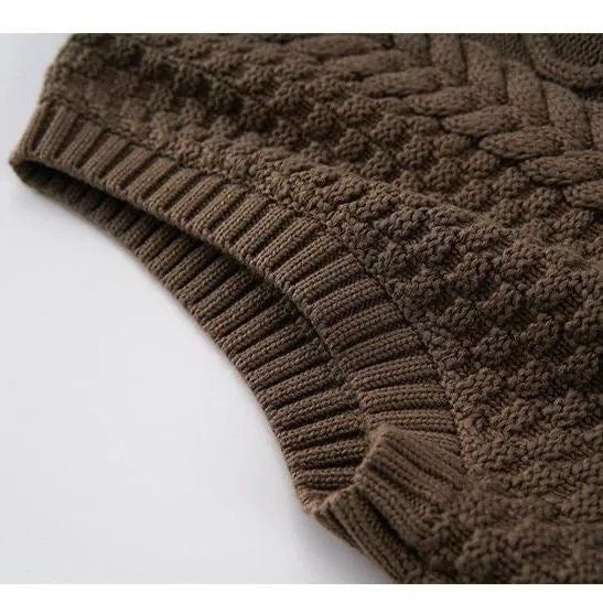 Chunky Sleeveless Knit Vest