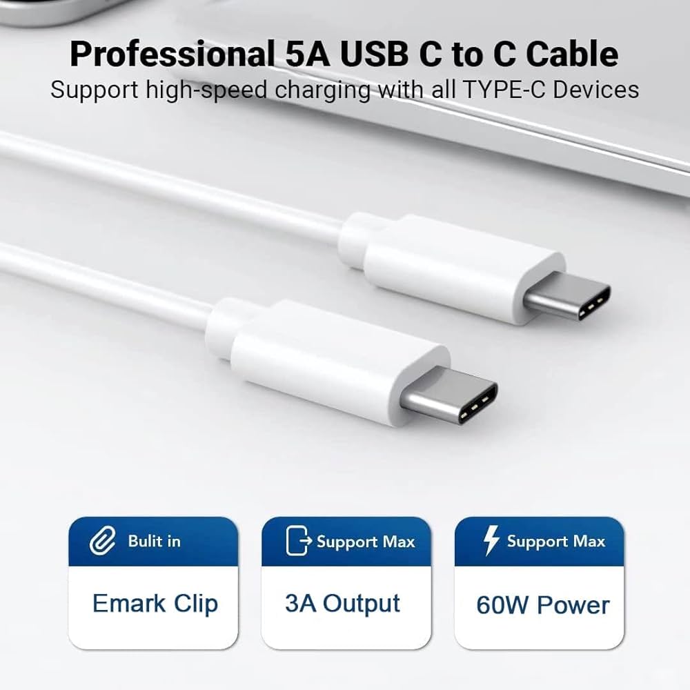 Genuine 30W/35W Fast Charger Adapter + Braided Cable