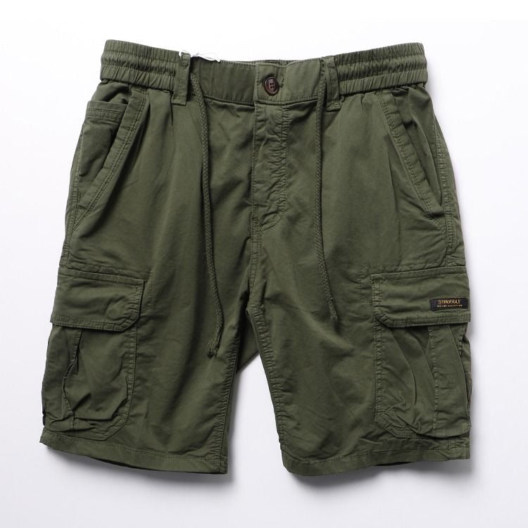 American retro work shorts men summer thin multi-pocket casual shorts outdoor