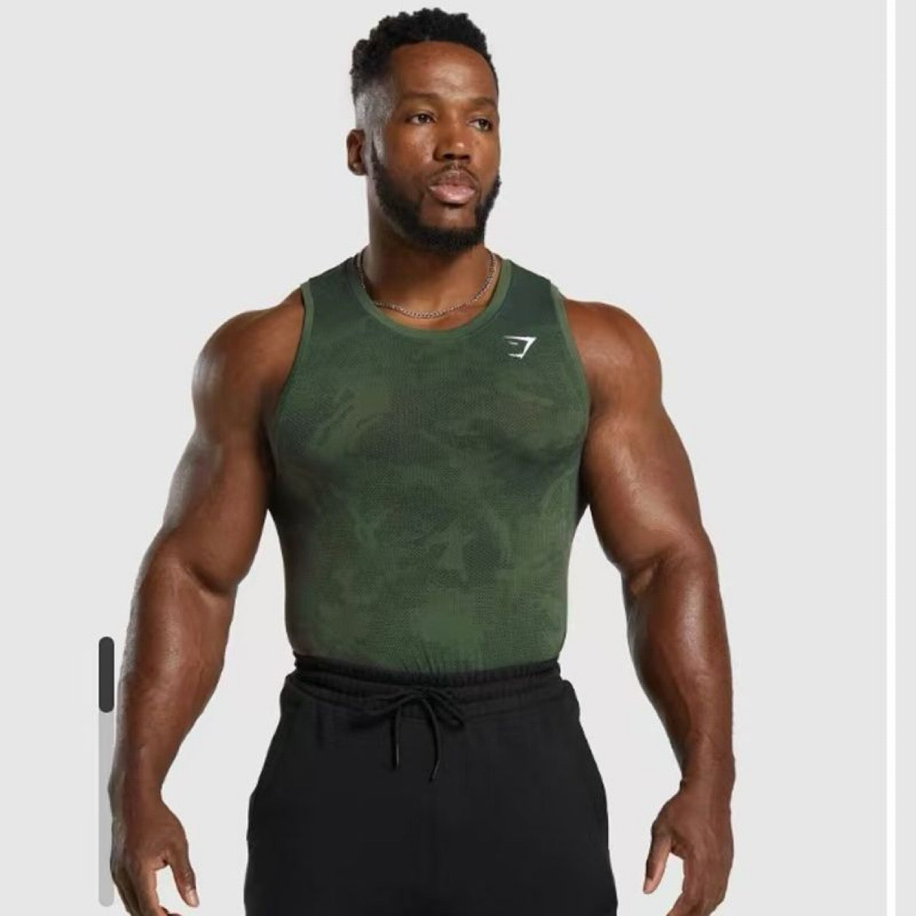 2025 GymShark  Lightweight Camouflage Sleeveless Shirt