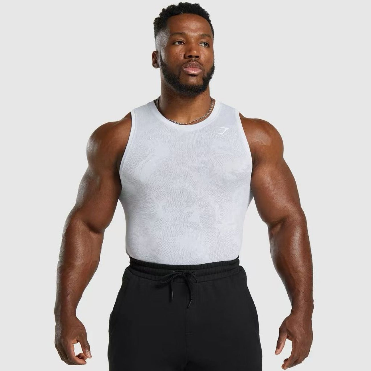 2025 GymShark  Lightweight Camouflage Sleeveless Shirt