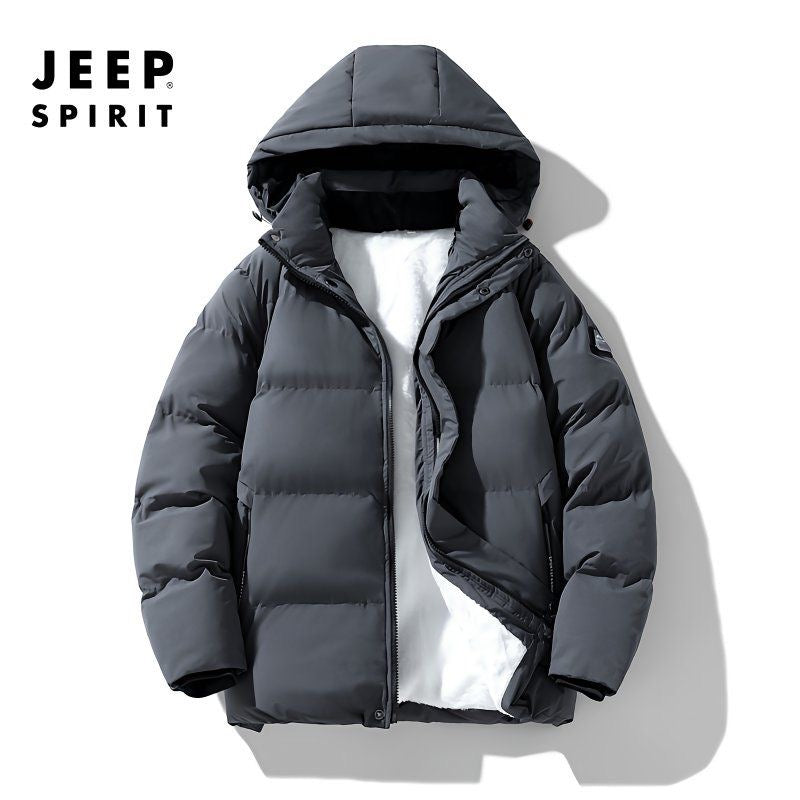Genuine Jeep  Winter  Loose Thick Cotton-padded Jacket