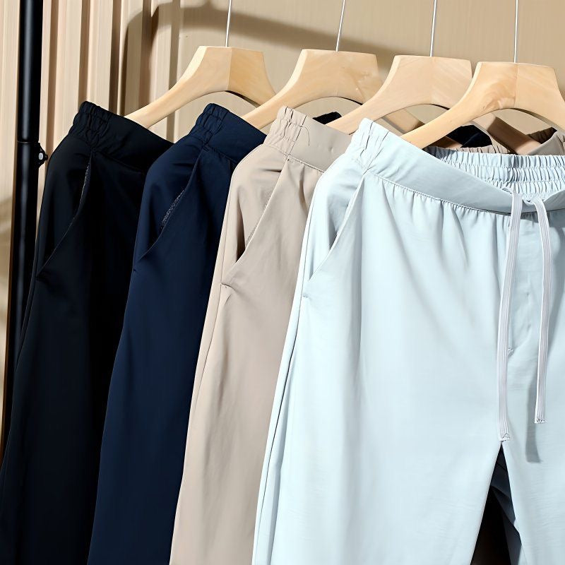 Men's Breathable High Elasticity Casual Cropped Pants