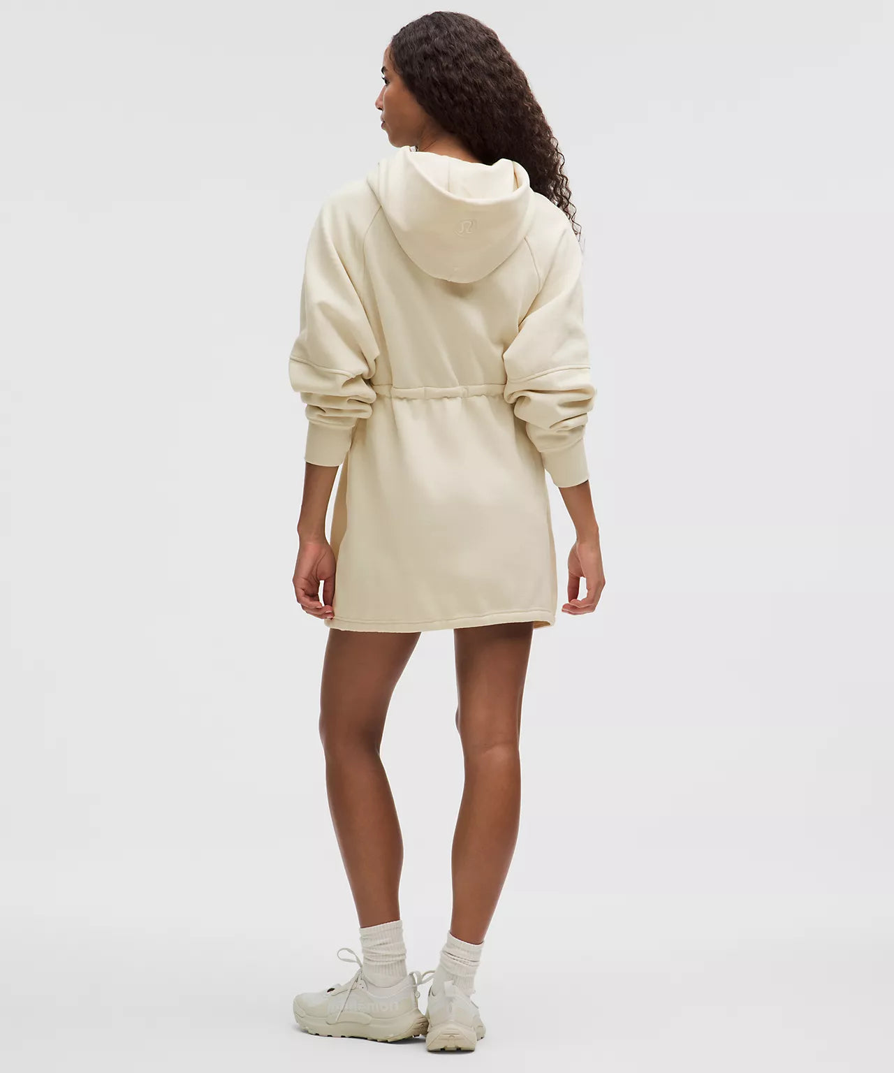 Scuba Hooded Sweatshirt Dress