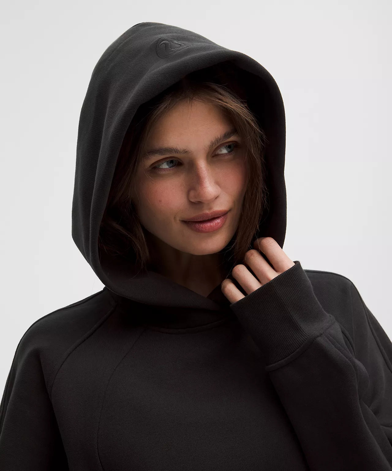 Scuba Hooded Sweatshirt Dress