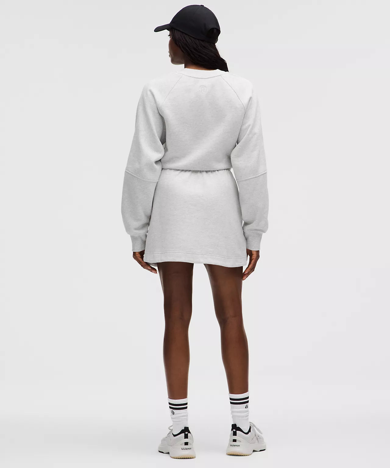 Scuba Cinch-Waist Mini Dress